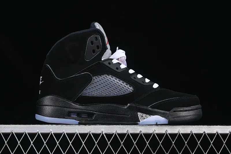 All categories Air Jordan Jordan series basketball shoes Air Jordan 5 Air Jordan 5 Black "Metallic Reimagined" AJ5 Joe 5 black silver HF3975-001